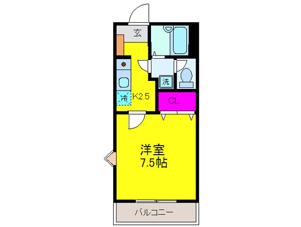 グレイスヴィラ佐野の物件間取画像